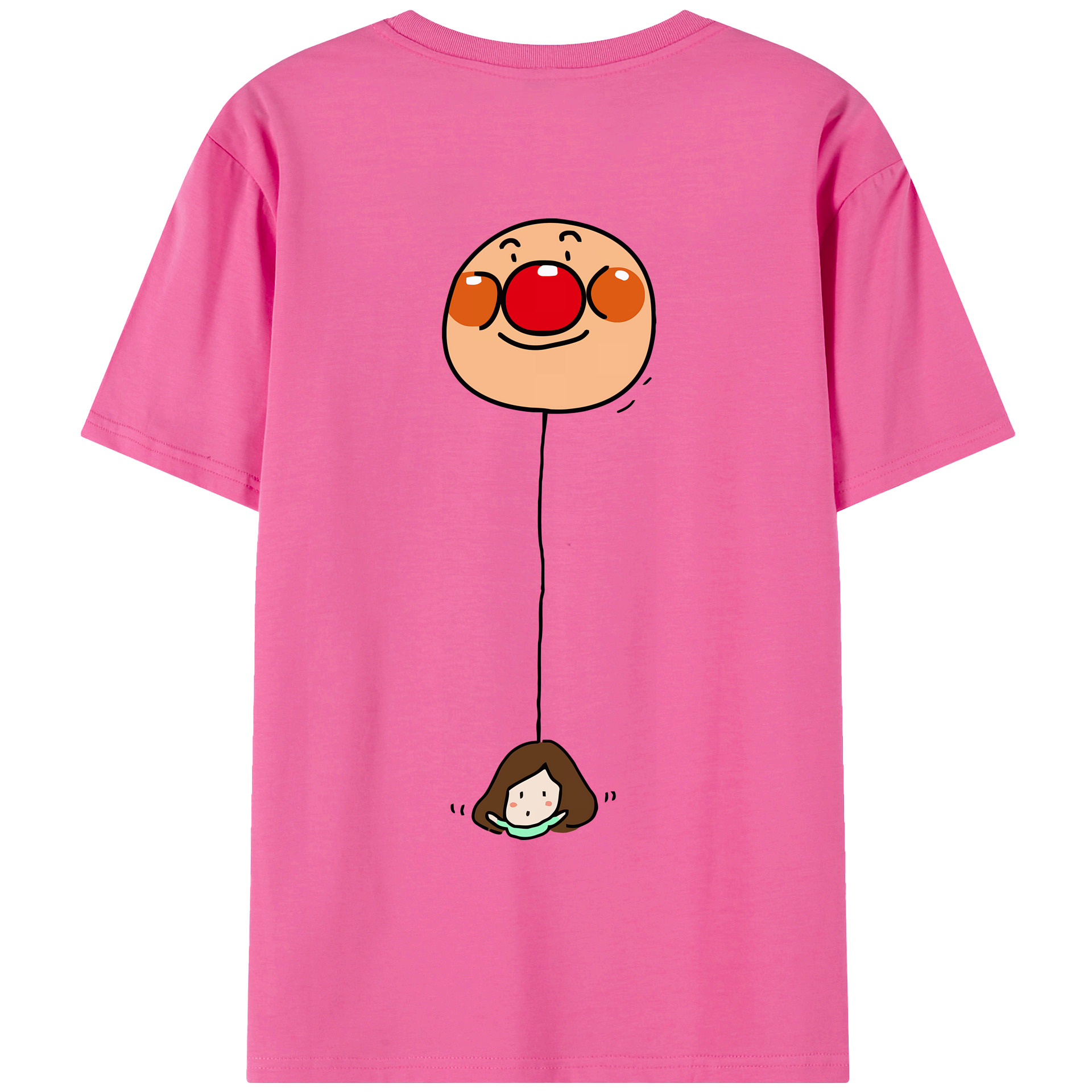 （画像用） アンパンマン Anpanman レディース半袖Tシャツ(バックプリント)